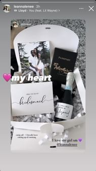 Leanne Lenne’s Instagram story